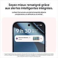 Caméra de surveillance intérieure avec fil Nest Cam de Google (3e génération) - Neige