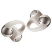 Écouteurs boutons 100 % sans fil ouverts OpenDots One de Shokz avec Dolby Audio - Gris