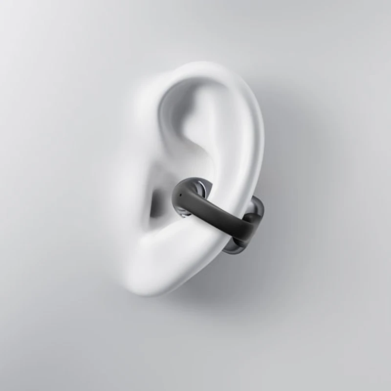 Écouteurs boutons 100 % sans fil ouverts OpenDots One de Shokz avec Dolby Audio - Noir