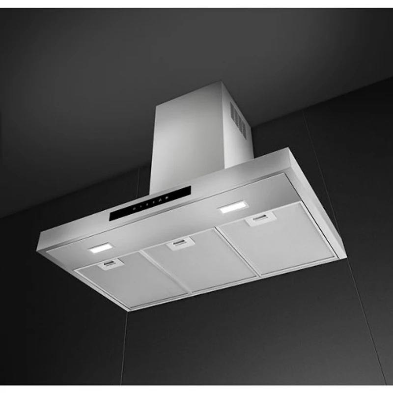 Hotte de cuisinière murale de 30 po de Smeg (KBTU30X) - Acier inoxydable