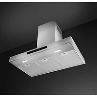 Hotte de cuisinière murale de 30 po de Smeg (KBTU30X) - Acier inoxydable