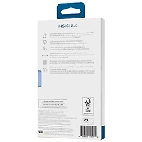 Insignia Silicone Fitted Soft Shell Case with MagSafe for iPhone 17 - Black
