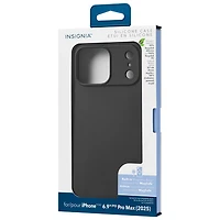 Insignia Silicone Fitted Soft Shell Case with MagSafe for iPhone 17 Pro Max - Black