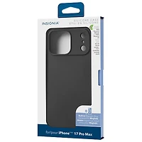 Insignia Silicone Fitted Soft Shell Case with MagSafe for iPhone 17 Pro Max - Black