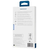 Étui souple ajusté en silicone avec MagSafe d'Insignia pour iPhone 17 Pro - Noir