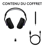 Casque de jeu sans fil G522 LIGHTSPEED de Logitech - Noir - Exclusivité Best Buy