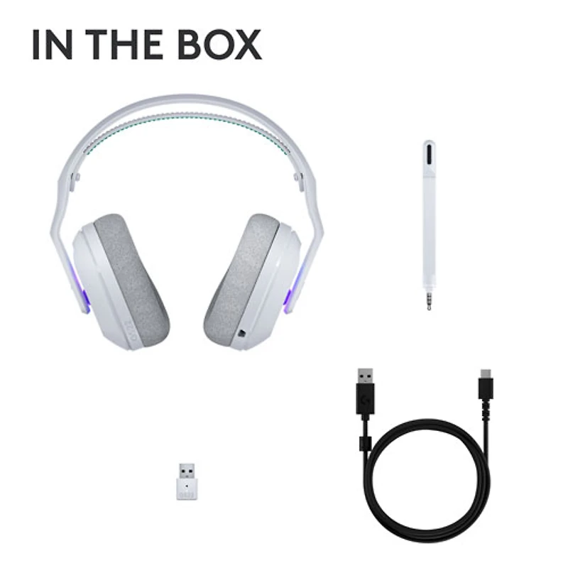 Casque de jeu sans fil G522 LIGHTSPEED de Logitech - Blanc - Exclusivité Best Buy