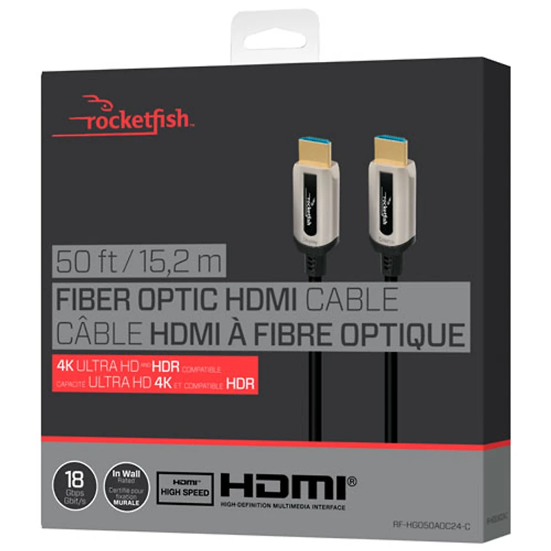 Rocketfish 15.24m (50ft.) 4K Ultra HD HDMI Cable