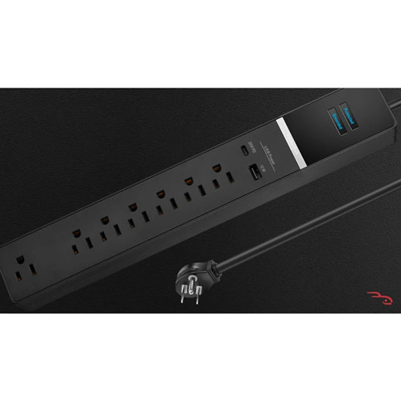 Rocketfish 7-Outlet Surge Protector with USB-A/USB-C Ports