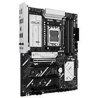Carte mère B650E MAX Gaming Wi-Fi 6E AM5 DDR5 d'Asus pour processeurs Ryzen 9000/8000/7000 d'AMD - Blanc