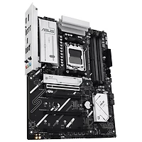 Carte mère B650E MAX Gaming Wi-Fi 6E AM5 DDR5 d'Asus pour processeurs Ryzen 9000/8000/7000 d'AMD - Blanc
