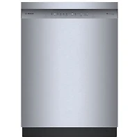 Open Box - Bosch 300 Series 24" 48dB Built-In Dishwasher w/ Stainless Steel Tub- Stainless Steel - Scratch & Dent