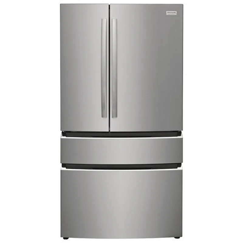 Open Box - Frigidaire Gallery 36" 22.1 Cu. Ft. French Door Refrigerator w/ Water Dispenser- Stainless - Scratch & Dent