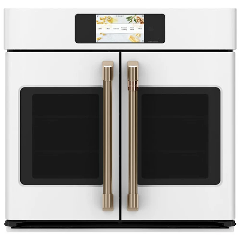 Open Box -Café 30" 5 Cu. Ft. True Convection Electric Wall Oven (CTS90FP4NW2) -Matte White -Scratch & Dent