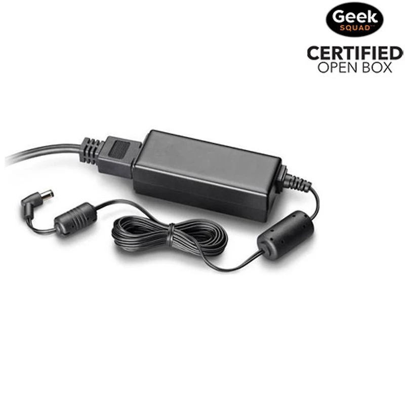 Boîte ouverte - Adaptateur d'alimentation 25 W de Poly avec cordon d'alimentation (86P04AA#ABA) - Noir