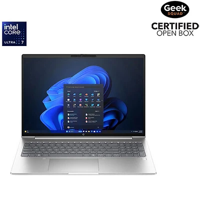 Boîte ouverte - Portable ProBook 460 G11 de 16 po de HP - Aluminium argent vif (Core Ultra 7 155U d'Intel/disque SSD de 1 To/mémoire vive de 32 Go)