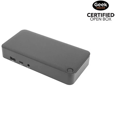 Boîte ouverte - Station d'accueil universelle USB-C DV4K de Targus avec alimentation de 65 W (DOCK310USZ) - Noir