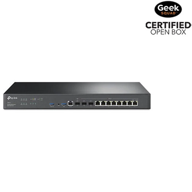 Open Box - TP-Link Omada Gigabit Ethernet 10-Port VPN Router (ER8411)