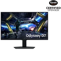 Boîte ouverte - Moniteur de jeu DEL IPS UHD 4K 144 Hz 1 ms GÀG G-Sync FreeSync Odyssey 32 po de Samsung (LS32DG702ENXZA)