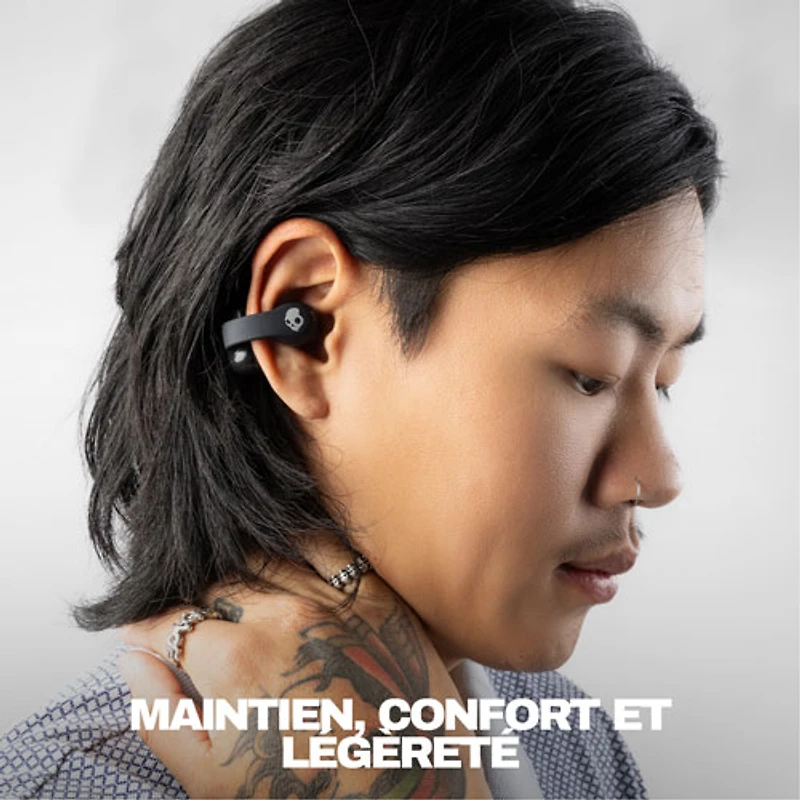 Écouteurs boutons 100 % sans fil à isolation sonore Push 720 Open de Skullcandy - Noir
