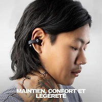 Écouteurs boutons 100 % sans fil à isolation sonore Push 720 Open de Skullcandy - Noir