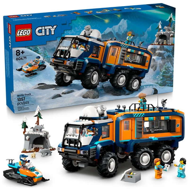 LEGO City Exploration : Le camion-laboratoire d'exploration de l'Arctique - 1064 pièces (60471)