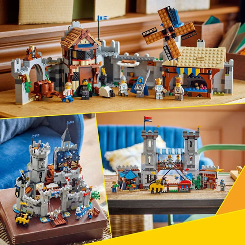 LEGO Creator : Le château médiéval du chevalier 3-en-1 - 1371 pièces (31168)