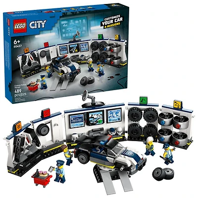 LEGO City Police: Custom Police Car Garage - 489 Pieces (60457)