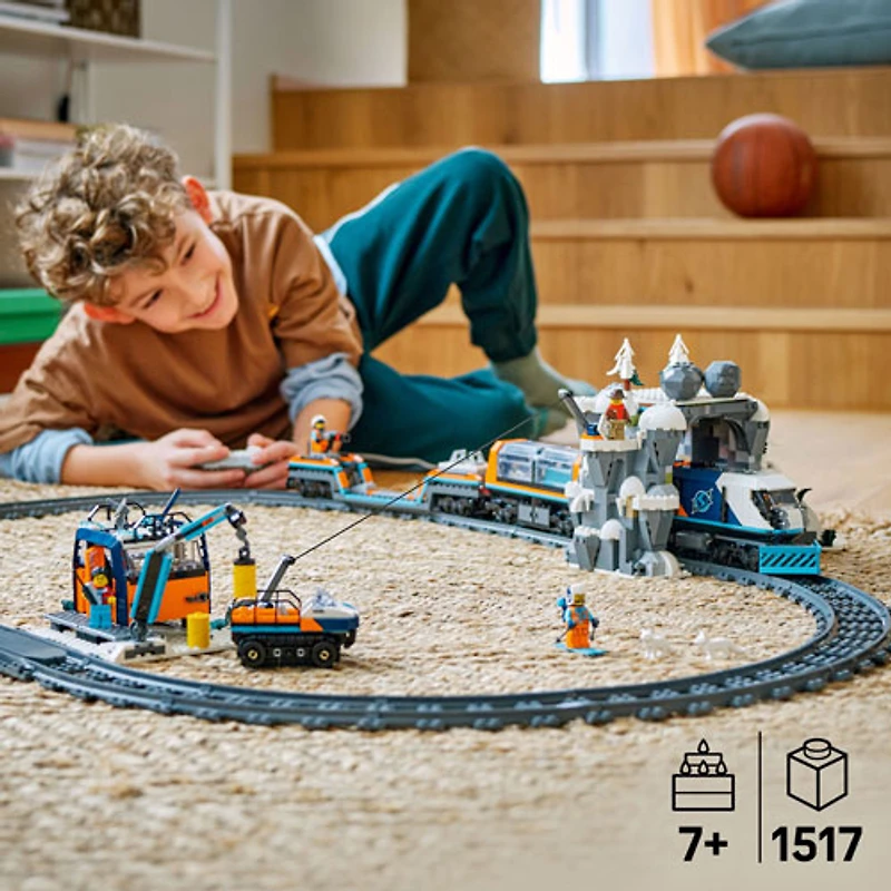 LEGO City Trains : Le train d'exploration de l'Arctique - 1517 pièces (60470)