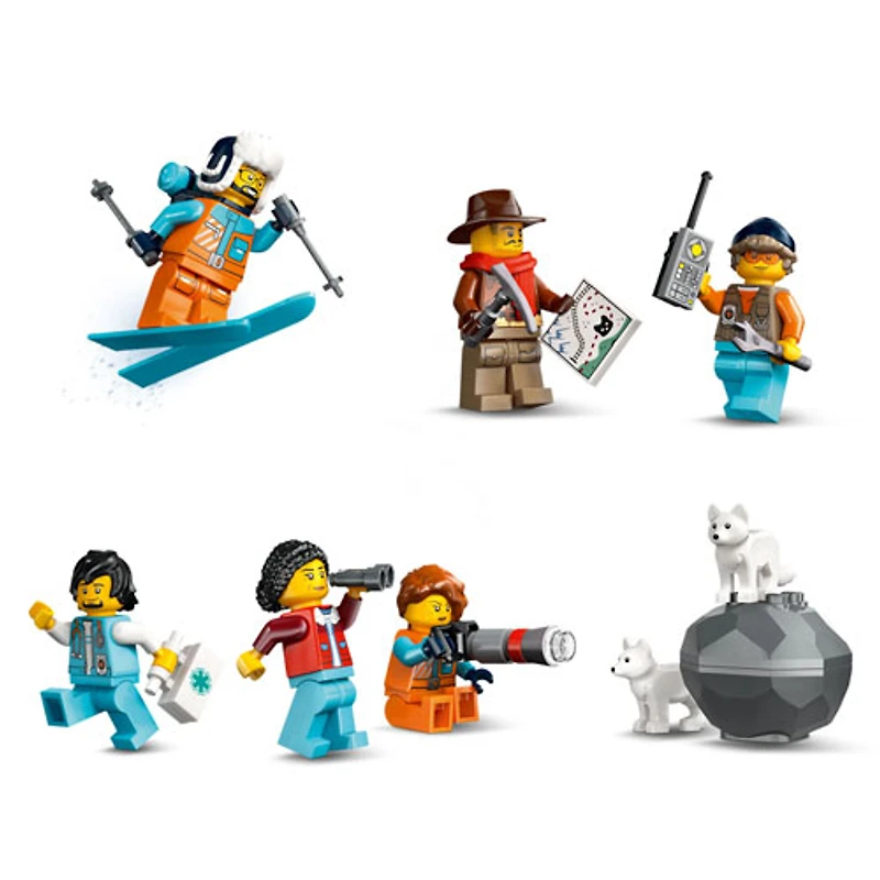 LEGO City Trains : Le train d'exploration de l'Arctique - 1517 pièces (60470)