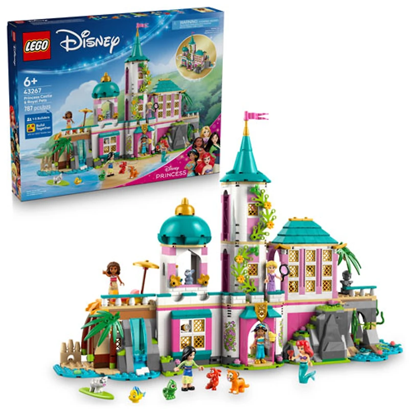 LEGO Disney Princess : Le château des princesses et les animaux royaux - 787 pièces (43267)