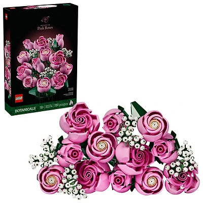 LEGO Botanicals: Bouquet of Pink Roses - 789 Pieces (10374)