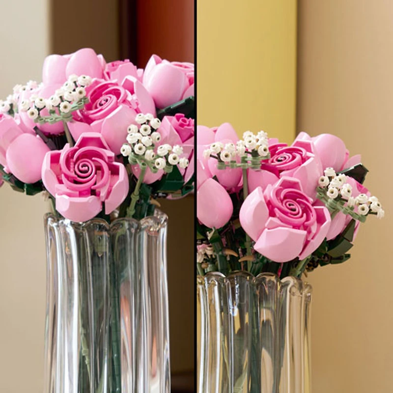 LEGO Botanicals: Bouquet of Pink Roses - 789 Pieces (10374)