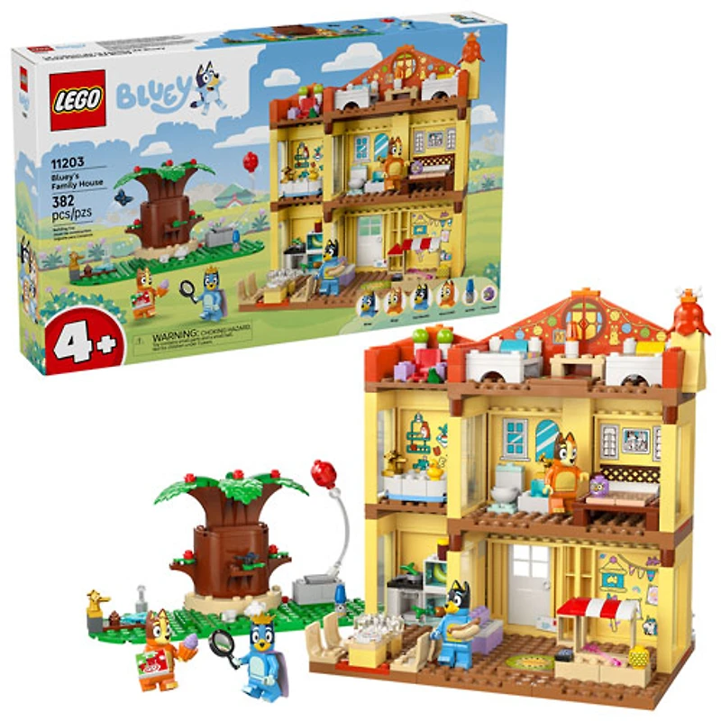 LEGO Bluey: Bluey's Family House - 382 Pieces (11203)