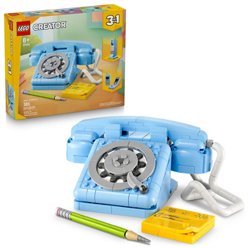 LEGO Creator: 3 in 1 Retro Telephone - 383 Pieces (31174)