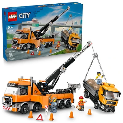 LEGO City Big Vehicles: Heavy-Duty Recovery Tow Truck with Crane - 793 Pieces (60467)