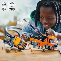 LEGO City Big Vehicles : La dépanneuse robuste avec grue - 793 pièces (60467)