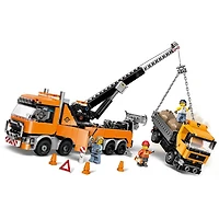 LEGO City Big Vehicles : La dépanneuse robuste avec grue - 793 pièces (60467)