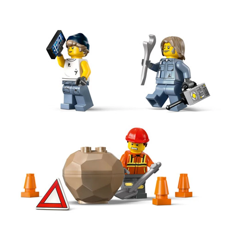 LEGO City Big Vehicles : La dépanneuse robuste avec grue - 793 pièces (60467)
