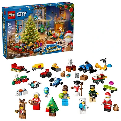 LEGO City Occasions: Advent Calendar 2025 - 186 Pieces (60475)