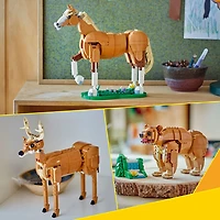 LEGO Creator 3-en-1 : Le cheval magnifique - 685 pièces (31166)