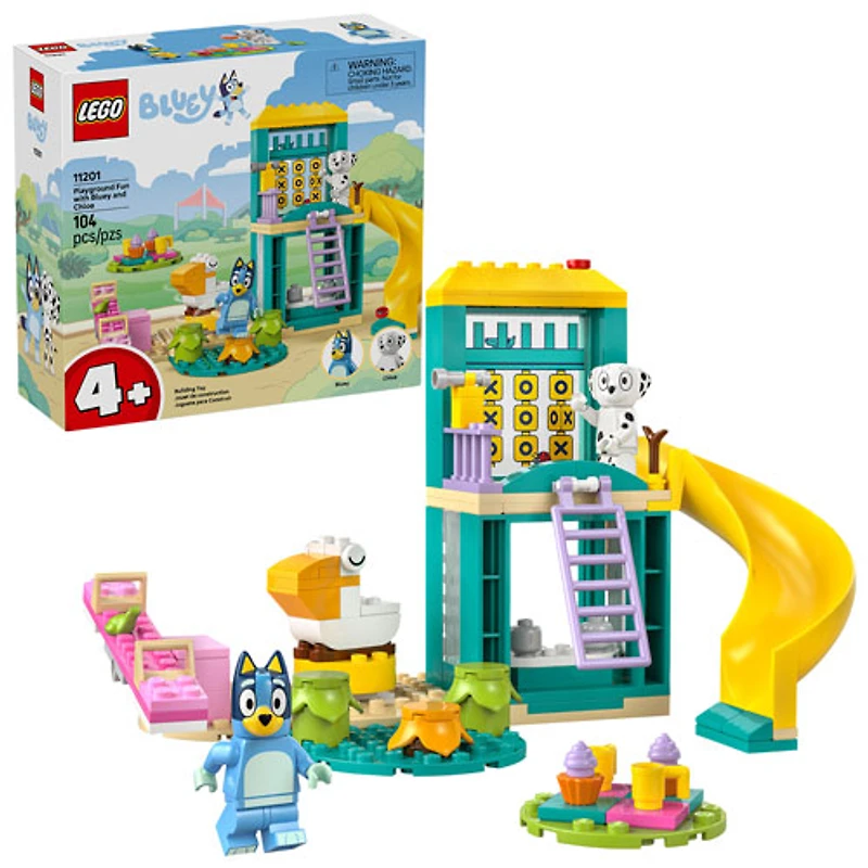LEGO Bluey: Playground Fun with Bluey and Chloe - 104 Pieces (11201)