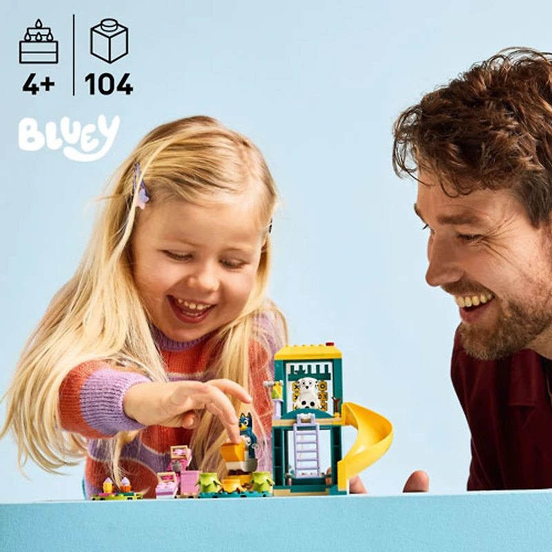 LEGO Bluey : Le terrain de jeu de Bluey et Chloe - 104 pièces (11201)