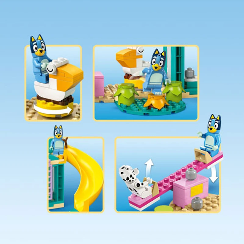 LEGO Bluey : Le terrain de jeu de Bluey et Chloe - 104 pièces (11201)