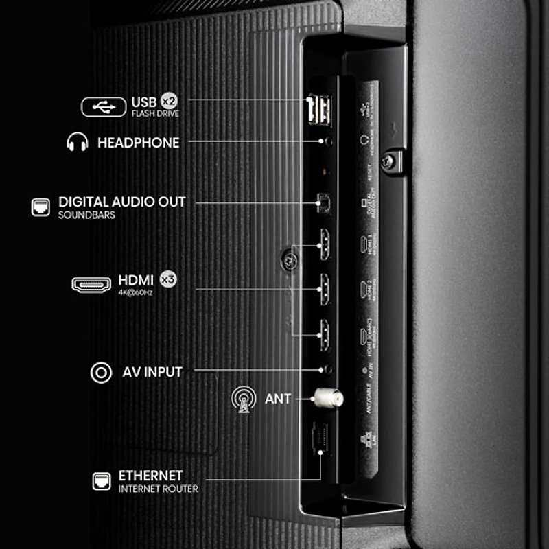 Téléviseur intelligent Fire TV QLED HDR UHD 4K de 50 po série QD6QF de Hisense (50QD6QF) - 2025