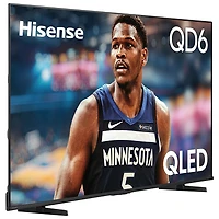 Téléviseur intelligent Fire TV QLED HDR UHD 4K de 75 po série QD6QF de Hisense (75QD6QF) - 2025