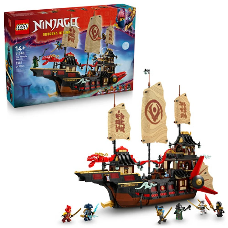 LEGO Ninjago : Le QG du temple des ninjas - 2387 pièces (71848)