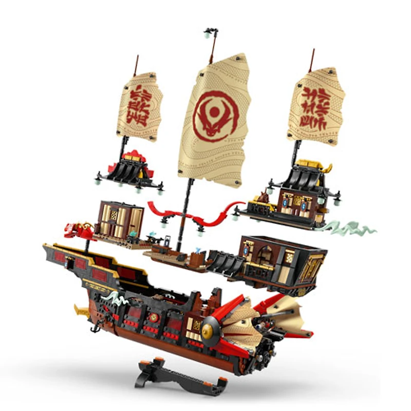 LEGO Ninjago : Le QG du temple des ninjas - 2387 pièces (71848)