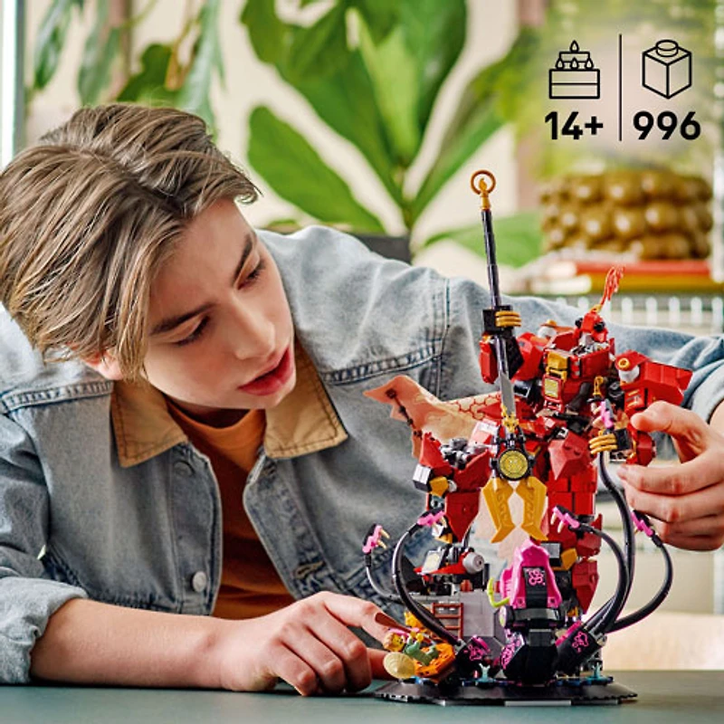 LEGO Ninjago : Le robot chevalier de feu - 996 pièces (71846)