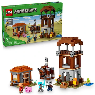 LEGO Minecraft: The Pillager Outpost and Ravager - 665 Pieces (21278)